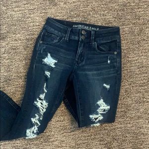 American Eagle skinny 3/4 jeans